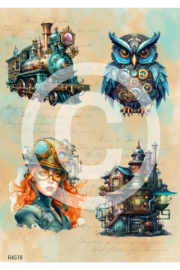 Rizspapír-Steampunk