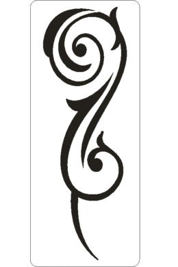 3D stencil 80x195x1 mm ST1005