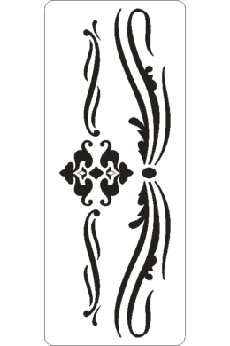 3D stencil 80x195x1 mm ST1008