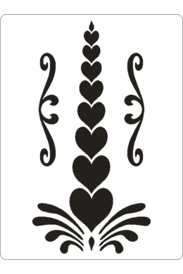 3D stencil 145x195x1 mm ST2002