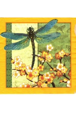 Szitakötős szalvéta 33x33 cm