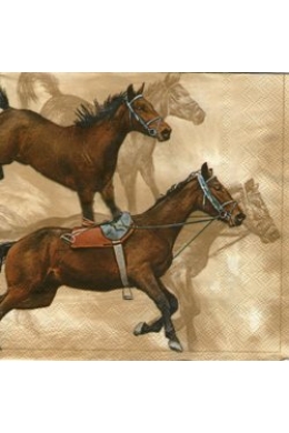 Lovak -szalvéta 33x33 cm
