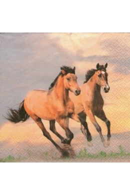 Lovak -szalvéta 33x33 cm