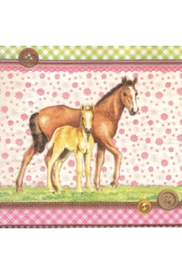 Lovak -szalvéta 33x33 cm