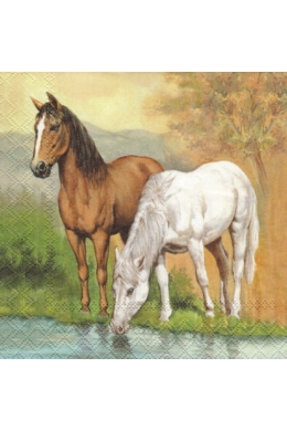 Lovak -szalvéta 33x33 cm