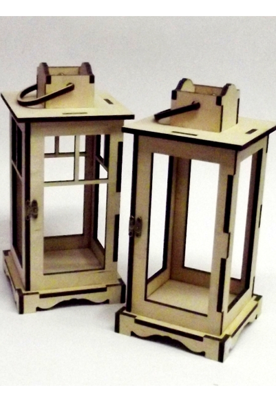 Lámpás 140x140x310x6 mm több változatban