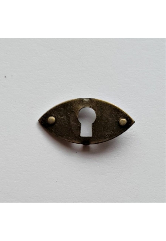 Fém kulcslyuk takaró -antikarany 25x12 mm mm