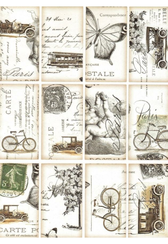 Rizspapír-carte