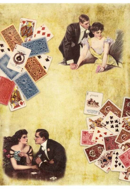 Rizspapír-Kártyázó párok