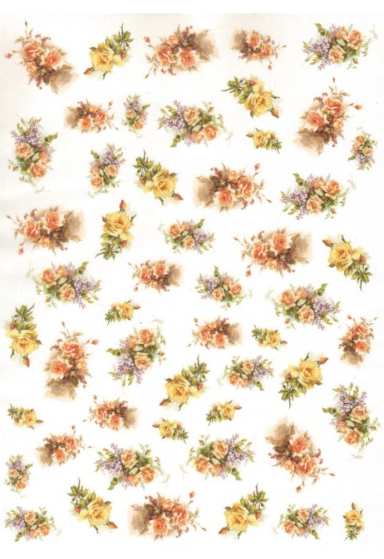 Rizspapír-virágok