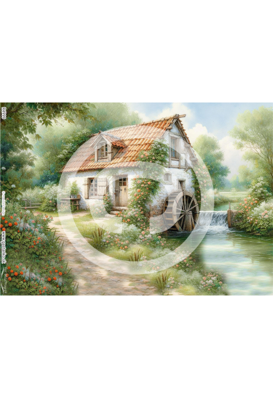 Rizspapír-házak