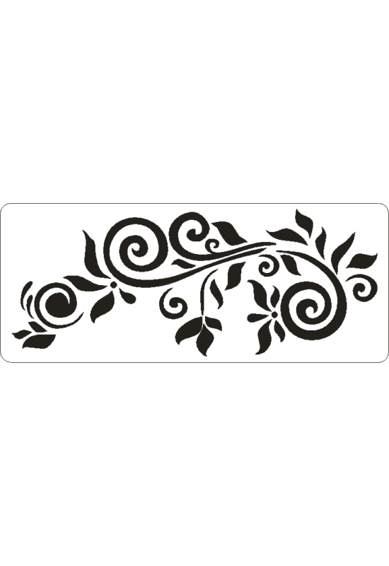 3D stencil 80x195x1 mm ST1034 leveles inda