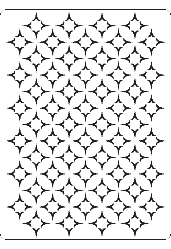 3D stencil 145x195x1 mm ST2003
