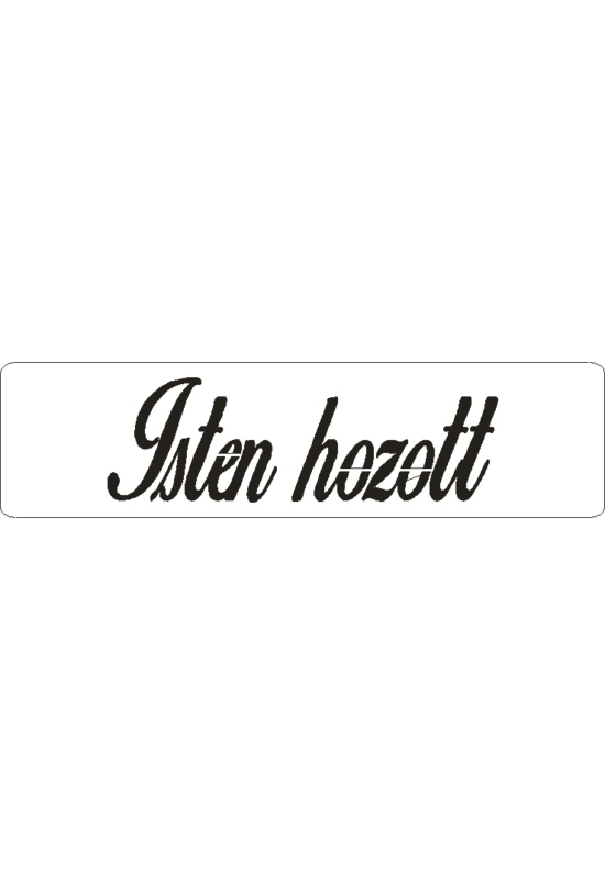 3D stencil 50x195x1 mm ST4007 Isten hozott