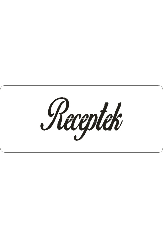 3D stencil 80x195x1 mm ST4202 Receptek