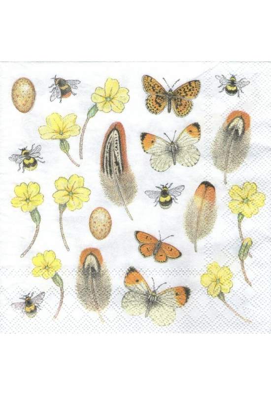 Méhecskés szalvéta 33x33 cm