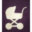 Babakocsi 50x45x3 mm