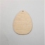 Tojás forma 1 lyukkal  24x30x3 mm