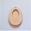 Tojás eltolt kivágással 55x70x3 mm 1 szett/csomag