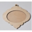 Formára vágott fadísz 120x108x3+3 mm 1 szett/ csomag